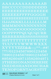 Railroad Roman Letter Number Alphabet - Decal Sheet