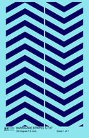 30 Degree Diagonal Barricade Stripes