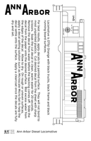 Ann Arbor Diesel Locomotive Black