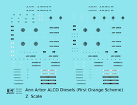 Ann Arbor Orange ALCO Diesels Black