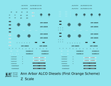 Ann Arbor Orange ALCO Diesels Black
