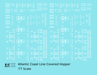 Atlantic Coast Line Covered Hopper White
