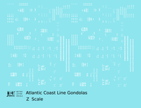 Atlantic Coast Line 41 Ft Gondola White