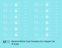 Berwind Coal GLCa Hopper Car White