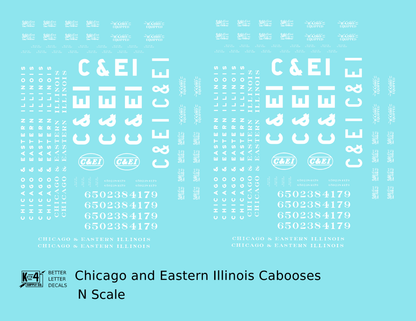 Chicago and Eastern Illinois C&EI Caboose White