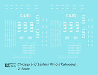 Chicago and Eastern Illinois C&EI Caboose White