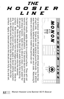 Monon (CIL) 40 Ft Boxcar White Banner Scheme