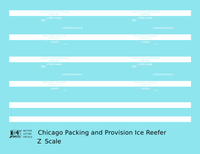 Chicago Packing and Provision Wood Ice Reefer White