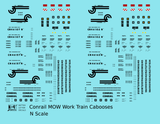 Conrail MOW Work Train Caboose Black