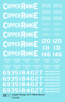 Copper Range 34 Ft Boxcar White