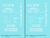 Delaware, Lackawanna and Western Boxcar White DL&W