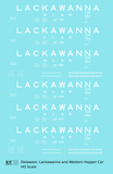 Delaware, Lackawanna and Western 10-Panel Twin Hopper White Big Lackawanna - Decal - Choose Scale