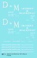 Detroit & Mackinac 40 Ft Boxcar White