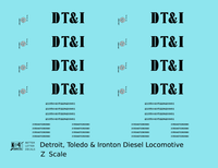 Detroit, Toledo and Ironton Diesel Locomotive Black DT&I