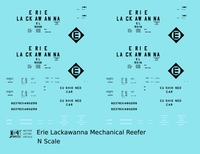 Erie Lackawanna 57 Ft Mechanical Reefer Black