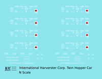 International Harvester IHCX Ribbed Twin Hopper White