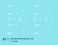 Kanotex Refining Tank Car White