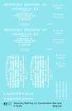 Kentucky Refining Co Combination Tank & Boxcar White Louisville