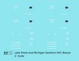 Lake Shore & Michigan Southern LS&MS Boxcar New York Central