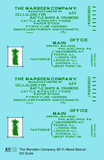 The Marsden Company 60 Ft Billboard Boxcar Dark Green