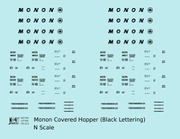 Monon Covered Hopper Black