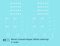 Monon Covered Hopper White