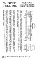 Mexpet Mexican Petroleum Corp Tank Car White -