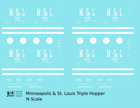 Minneapolis and St Louis Three Bay Hopper MSTL