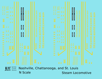 Nashville, Chattanooga and St Louis Steam Locomotive NC&StL
