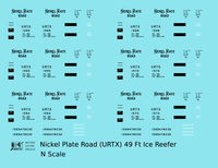 Nickel Plate Road 40 Ft Wood Ice Reefer Black NKP URTX