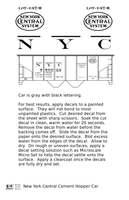 New York Central Cement Covered Hopper Black