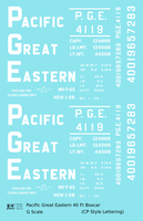 Pacific Great Eastern 40 Ft Boxcar White CP Style Lettering