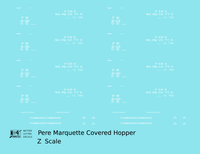 Pere Marquette Covered Hopper White