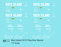 Rock Island 50 Ft Plug Door Boxcar Cushion Underframe Insulated