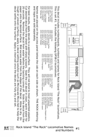 Rock Island Diesel Locomotive Names and Numbers #1 Black and White