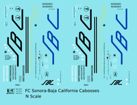 FC Sonora – Baja California Caboose Blue and Black