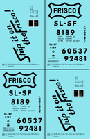 SLSF Frisco 50 Ft Boxcar Black Late Scheme