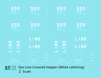 Soo Line Covered Hopper White