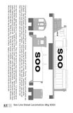 Soo Line Diesel Locomotive Black SOO