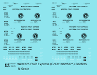 Great Northern Western Fruit Express Ice Reefer Black