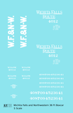 Wichita Falls & Northwestern 36 Ft Boxcar White Wichita Falls Route