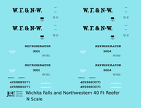 Wichita Falls & Northwestern 40 Ft Reefer Black