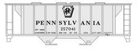 Pennsylvania Railroad H34 Cement Covered Hopper Black