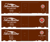 Seaboard Air Line Silver Meteor Boxcar White and Red