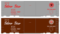 Seaboard Air Line Silver Star Boxcar Red and White