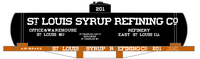 St Louis Syrup Refining Co Early Tank Car White