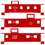 Texas and Pacific Caboose White and Red