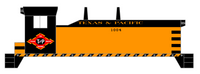 Texas and Pacific EMD Diesel Switcher Black and Orange